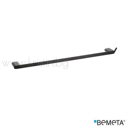 Хавлийник 655 мм Bemeta Organic Black, стенен монтаж