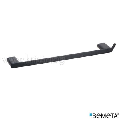 Хавлийник 455 мм Bemeta Organic Black, стенен монтаж