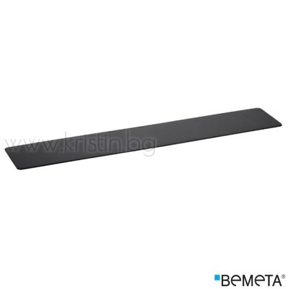 Метална полица 600 мм Bemeta Organic Black, стенен монтаж