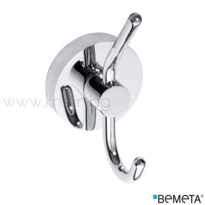 Двойна закачалка за баня Bemeta Omega