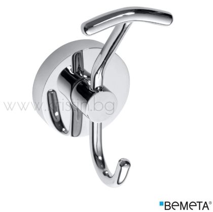 Двойна закачалка за баня Bemeta Omega