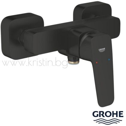 Смесител за душ Grohe Cubeo черен мат 