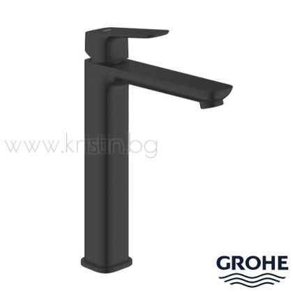 Смесител за мивка Grohe Cubeo, черен мат, L размер