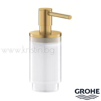 Дозатор за течен сапун Grohe Selection, в цвят Brushed Cool Sunrise