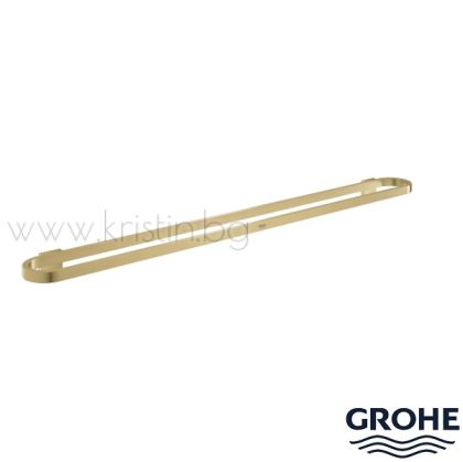 Овален държач за кърпи 80 см Grohe Selection, в цвят Brushed Cool Sunrise