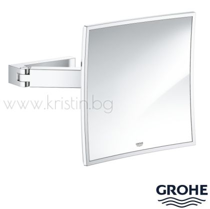 Увеличително огледало за баня Grohe Selection Cube