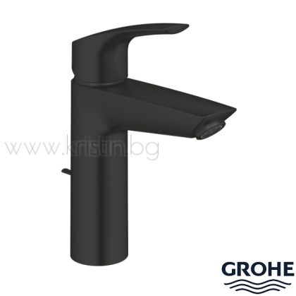 Смесител за мивка Grohe Eurosmart черен мат, M размер