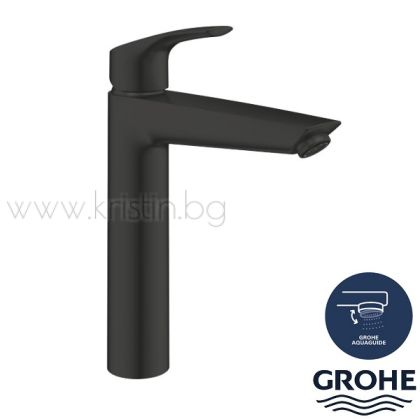 Смесител за мивка Grohe Eurosmart черен мат, XL размер