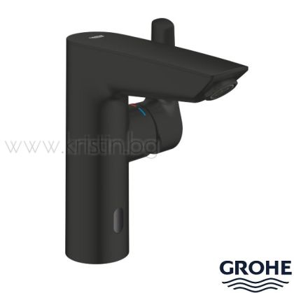 Смесител за мивка Hybrid 2 в 1, Grohe Eurosmart черен мат, M размер