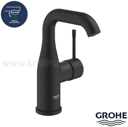 Смесител за мивка Grohe Essence Phantom Black, M размер