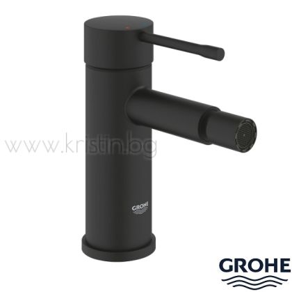 Смесител за биде GROHE Essence Phantom Black, черен мат