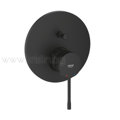 Grohe Essence Phantom Black, смесител за вграждане с превключвател
