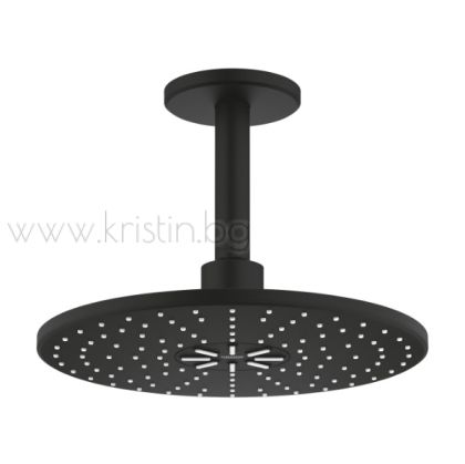 Душ пита с рамо за таван Grohe Rainshower Smartactive 310, в цвят Phantom Black