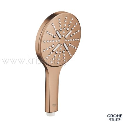 Ръчен душ Grohe SmartActive 130, Brushed Warm Sunset, с три струи