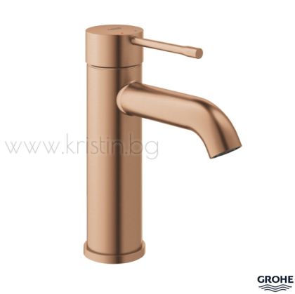 Смесител за мивка Grohe Essence Brushed Warm Sunset, S размер, без изпразнител