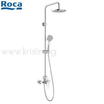 Душ система с едноръкохватков  смесител Roca Victoria M
