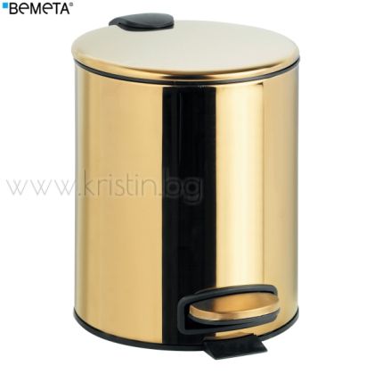 Кошче за отпадъци Bemeta Brilo, в цвят злато гланц