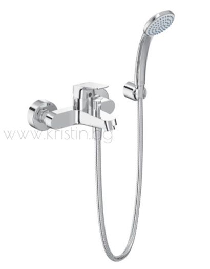 Смесител за вана/душ CeraFlex B1722AA Ideal Standard, с аксесоари