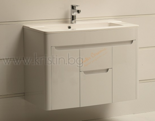 Комплект PVC шкаф за баня 85 см