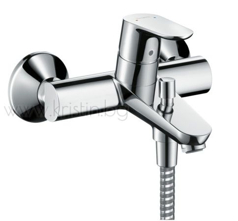 Hansgrohe Focus, стенен смесител за вана/душ 31940000 