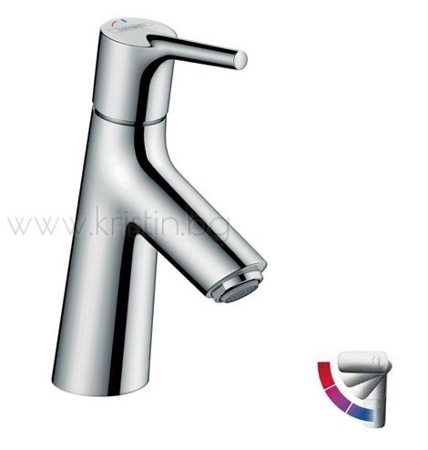 Hansgrohe Talis S, стоящ смесител за мивка 72013000 със студен старт