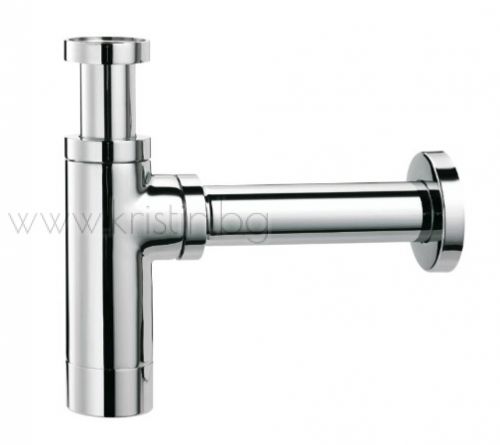 Сифон за мивка с овално тяло Ideal Standard, хром 