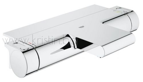Grohe Grohtherm 2000, стенен термостатен смесител за вана/душ
