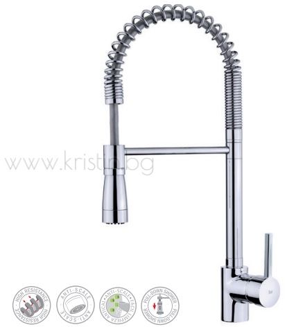 Смесител за кухня Teka Ares 939 хром, с подвижен душ