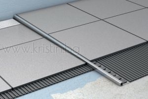 Aco Showerstep  9010.72.53 / Електрополиран преход за душ зона