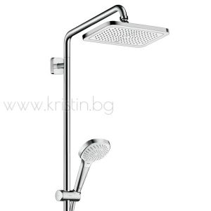Душ система с термостат Hansgrohe Croma E 280 1 jet, за вана и душ