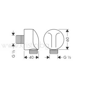 Hansgrohe комплект за вграждане Crometta S 240 1 jet и душ Logis 71405000