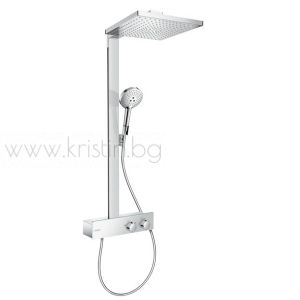 Душ система с термостат Hansgrohe Showertablet 350, душ пита Raindance E 300 и ръчен душ Raindance Select S 120
