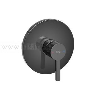 Смесител за  вграждане за душ Naia Titanium black