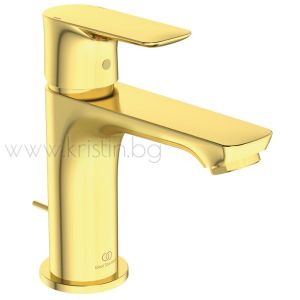 Connect Air A7007A2, стоящ смесител за мивка в цвят матирано злато