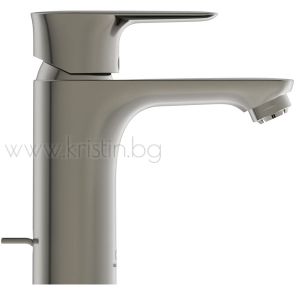 Смесител за мивка Connect Air Ideal Standard със цветно покритие PVD матирано сребро