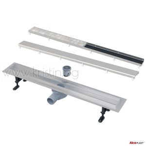 Линеен сифон Alcaplast Double с двойна решетка
