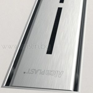 Линеен сифон Alcaplast с решетка APZ18 Simple и рамка от неръждаема стомана