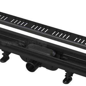 Линеен сифон Alcaplast  Black APZ10 черен мат 