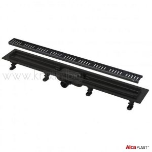 Линеен сифон Alcaplast  Black APZ10 черен мат 