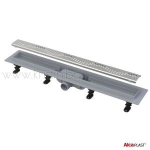 Линеен сифон Alcaplast APZ8 Simple с решетка с вълнообразни отвори