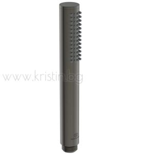 Душ система A7586XG Ideal Standard в черен цвят с термостат и ръчен душ Stick. Открийте удобството на термостата с душ системи Ideal Standard.