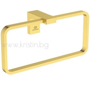 Ринг за кърпи Conca Squared Atelier, матирано злато