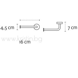 Държач за тоалетна хартия Moderno 240155