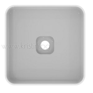 Ideal Standard- квадратна мивка купа 40 см, за мотнаж върху плот