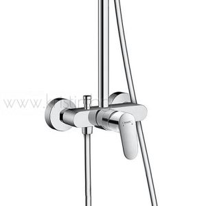 Душ система Hansgrohe Crometta S 240 Showerpipe 1 jet, с едноръкохватков смесител