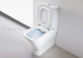 Моноблок Roca The Gap Compact 600 мм Clean Rim, с капак с плавно затваряне