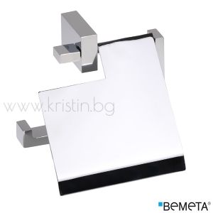 Държач за тоалетна хартия с капак Bemeta Gamma