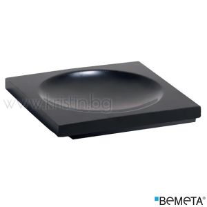 Сапунерка Bemeta Gamma, свободностояща, черен цвят