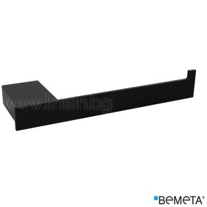 Черен държач за тоалетна хартия без капак Bemeta Nero