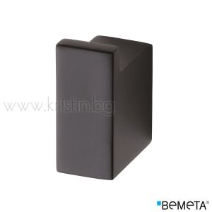 Черна единична закачалка Bemeta Nero